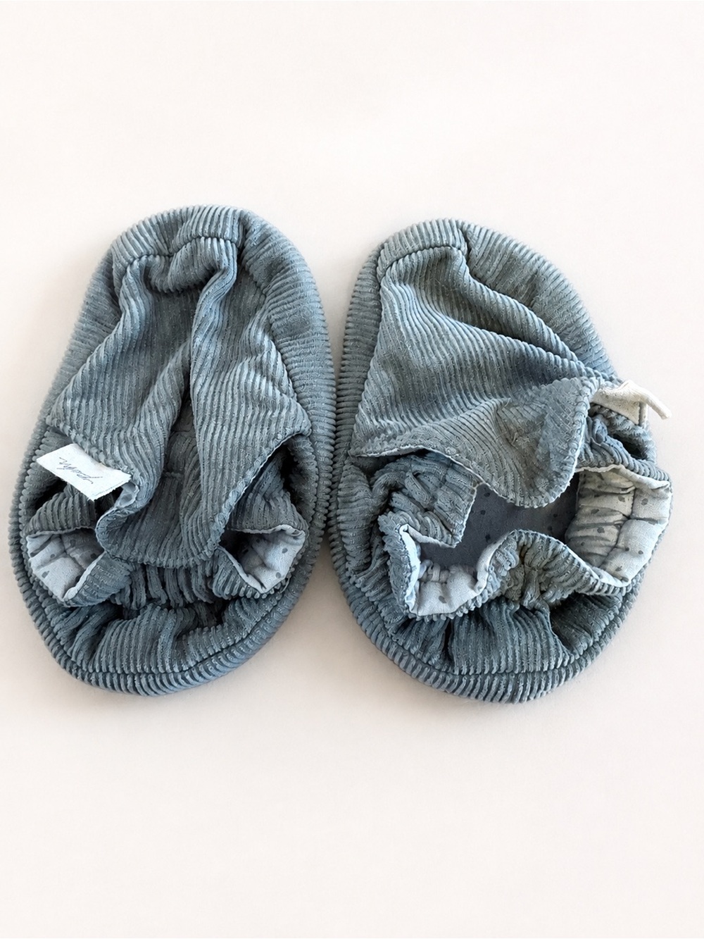 Pehr Baby Booties – Sage Green 12–18 Months